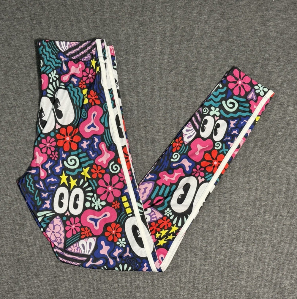 Adidas Originals Trefoil Hattie Stewart Doodle Eyes Leggings - RARE - Size S
